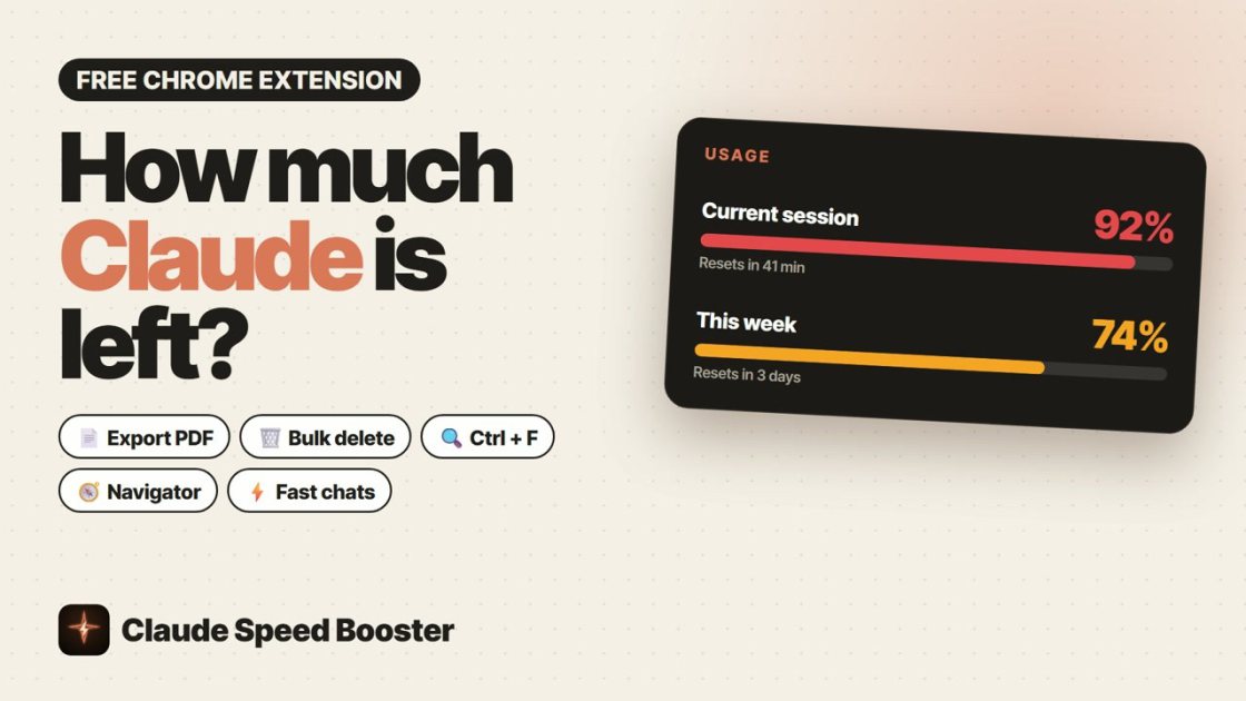 Claude Speed Booster tanıtım videosu önizlemesi
