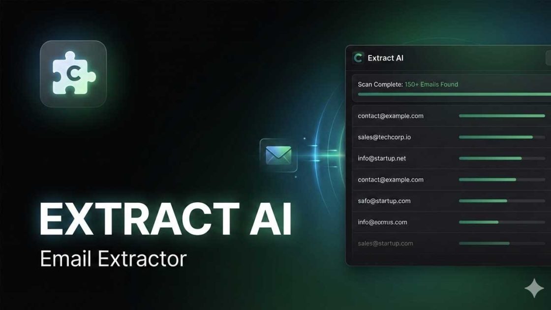 Extract AI email extractor demo video preview